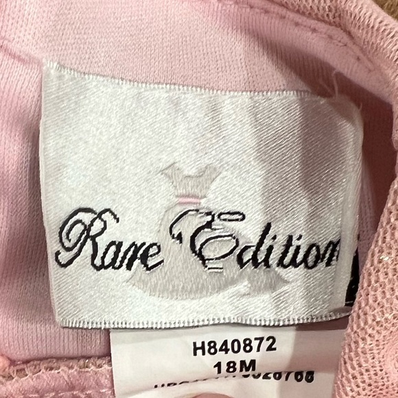 Bundle of 2 Rare Editions Girls Babydoll Sparkle Dresses Unicorns Size 12M - Picture 6 of 6